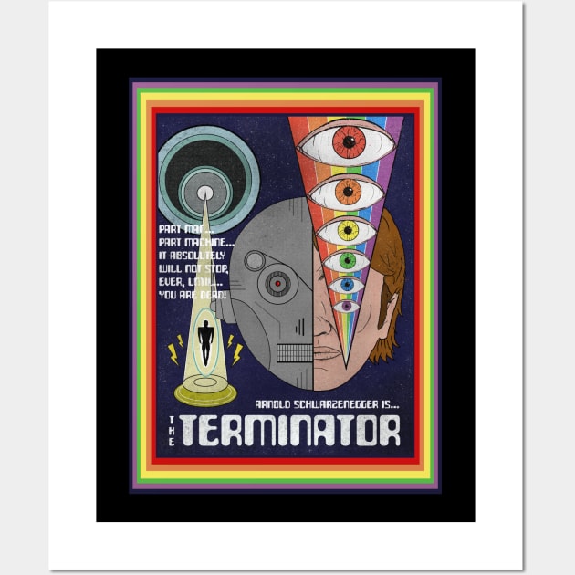 The Terminator Wall Art by Bearded Elk Tees